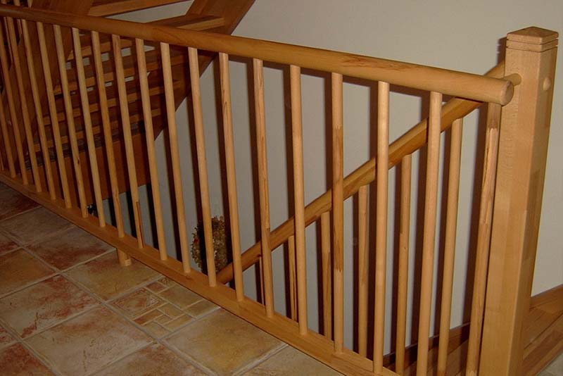 Treppe passgenau vom Schreiner in Parkstetten gefertigt